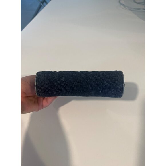 Kate Spade New York Denim Wristlet Pouch With Zipper Closure - Picture 5 of 8